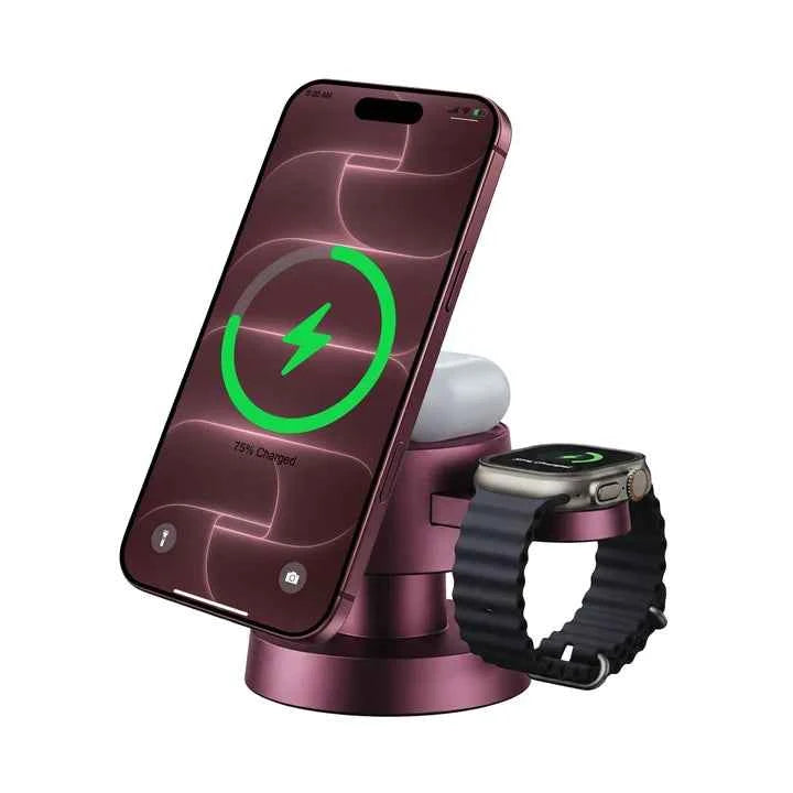 WiWU 4-in-1 Wireless Charging Station 25W Qi2.2