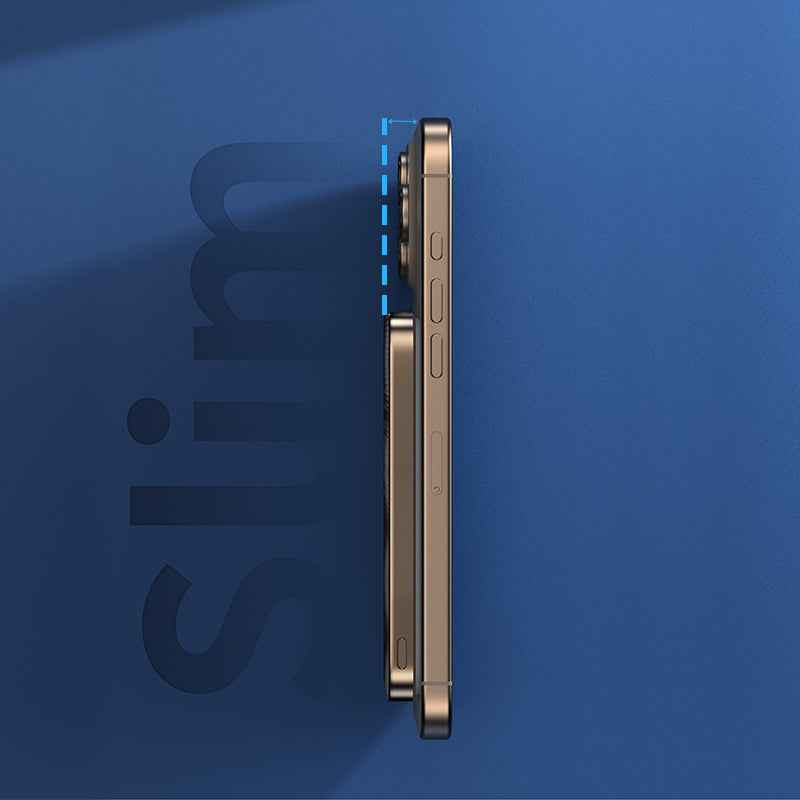 Ultra Slim 5000mAh Magnetic Wireless Power Bank Kevlar Carbon Fiber