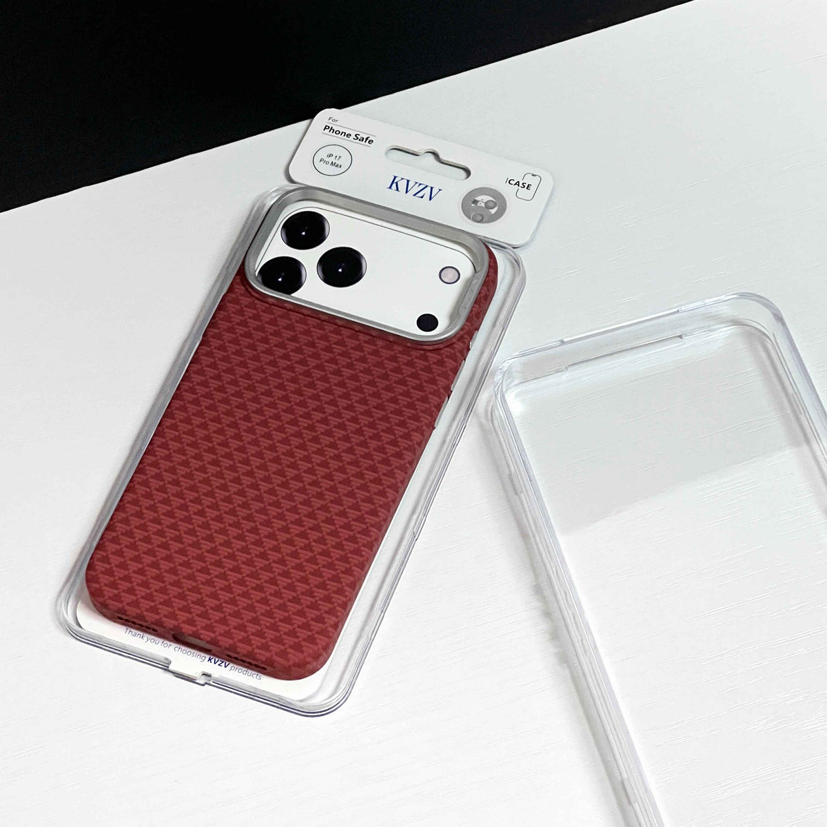 KVZV Carbon Fiber Texture MagSafe Case