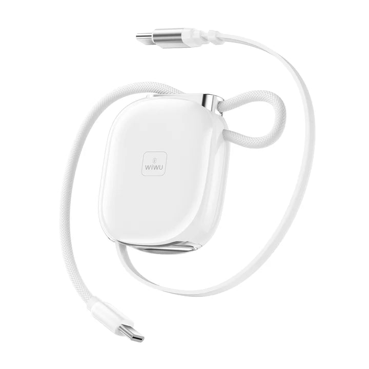 WiWU 240W Ultra-Fast Charging Retractable USB-C to USB-C Cable