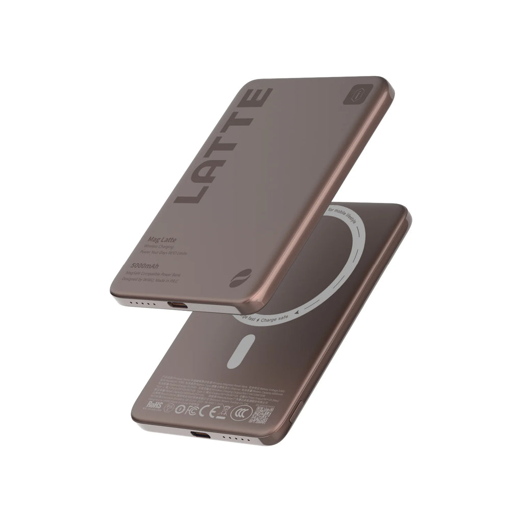 WiWU Ultra Thin 5000mAh Magnetic Wireless Power Bank with 15W Fast Charging
