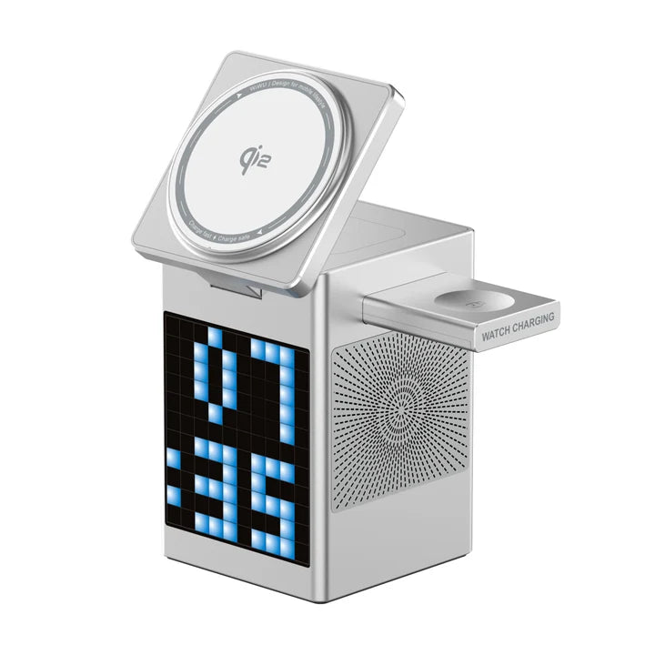 WiWU Pixel 5-in-1 Wireless Charging Station & 10000 mah Power Bank