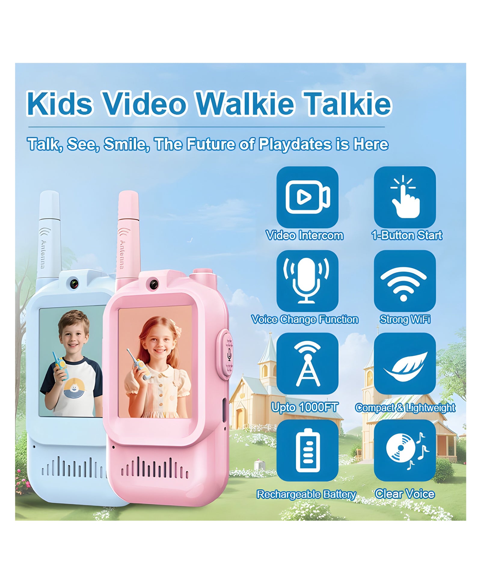 Video Walkie Talkie Children's Toy - Karol Bagh Wala