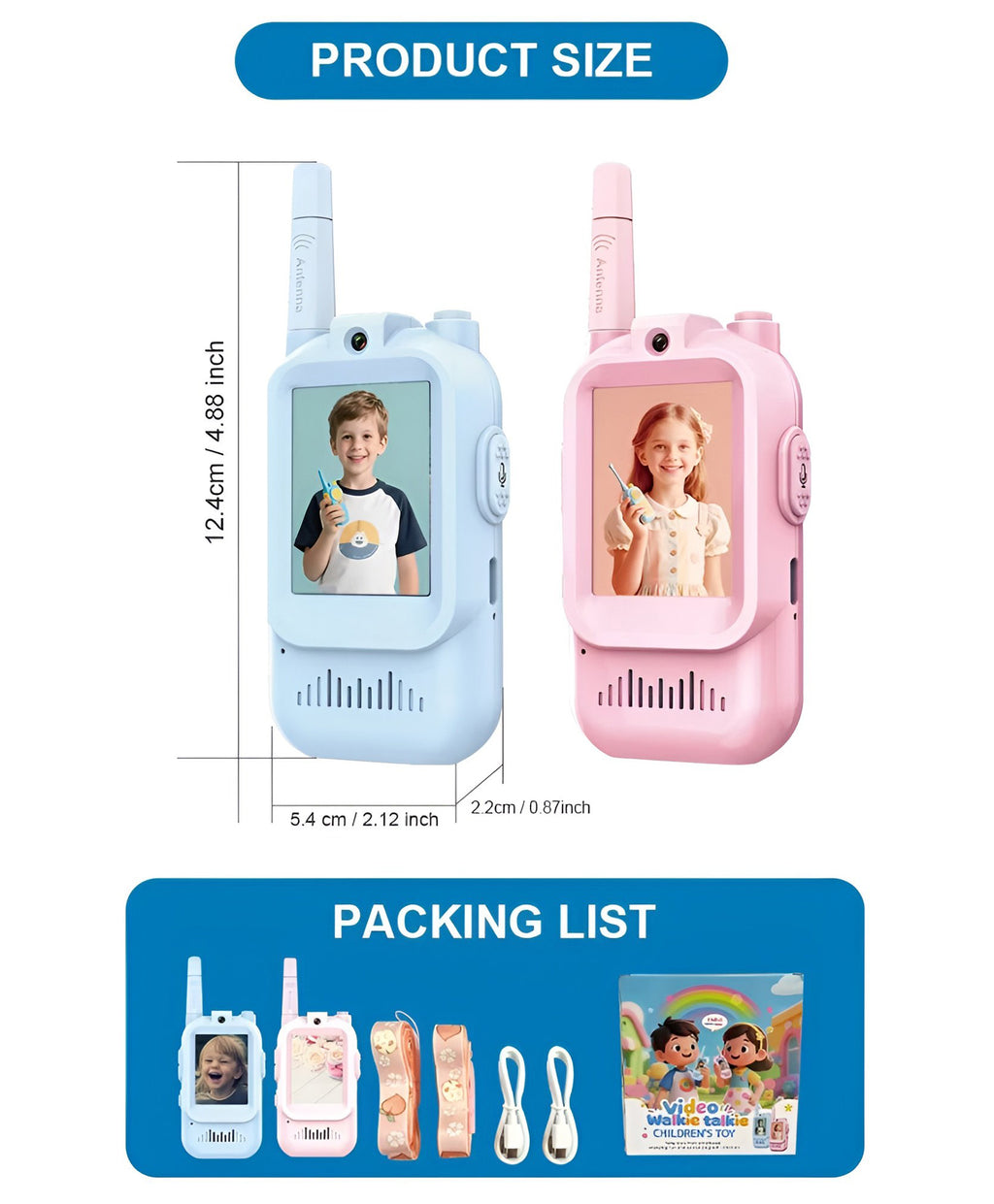 Video Walkie Talkie Children's Toy - Karol Bagh Wala