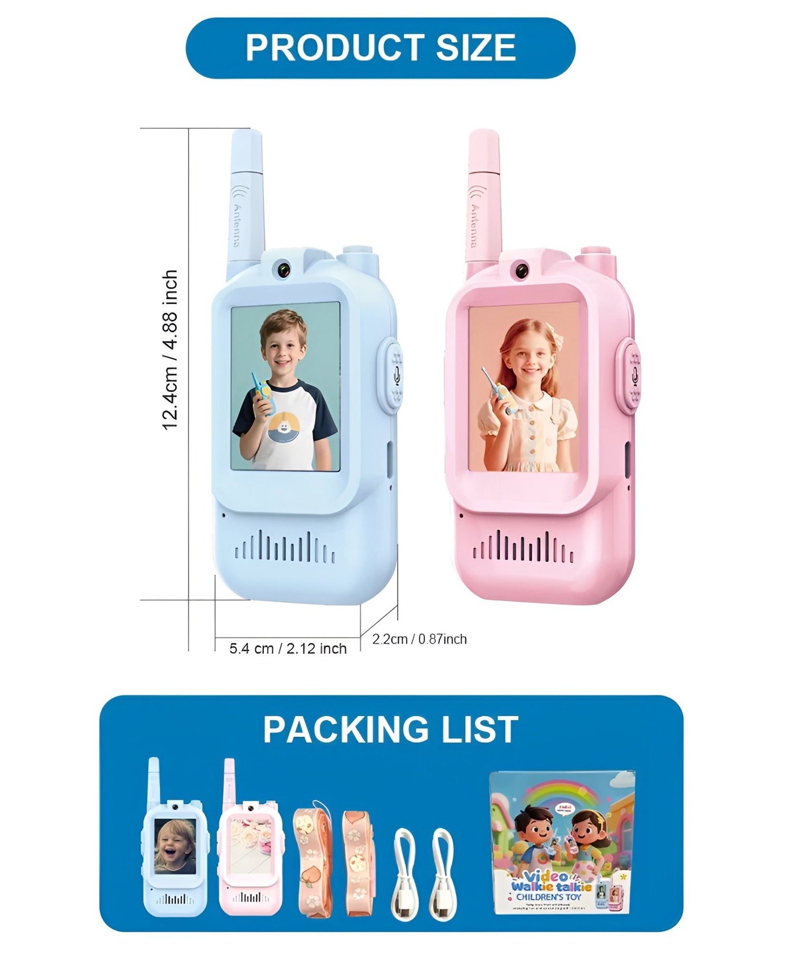 Video Walkie Talkie Children's Toy - Karol Bagh Wala