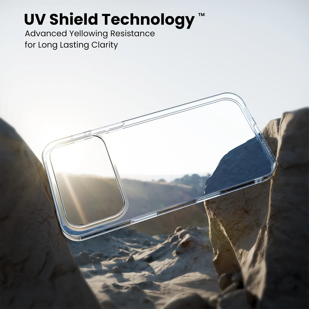 Anti Yellow Premium Crystal Clear Transparent Case - Karol Bagh Wala