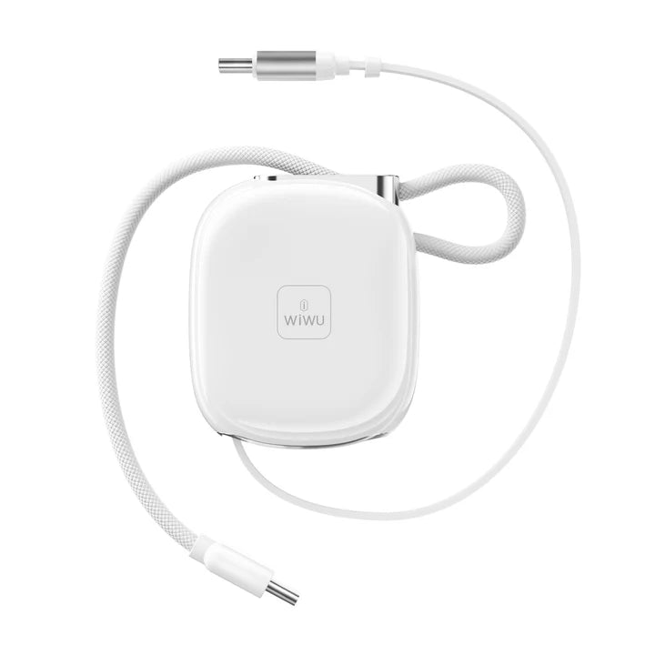 WiWU 240W Ultra-Fast Charging Retractable USB-C to USB-C Cable