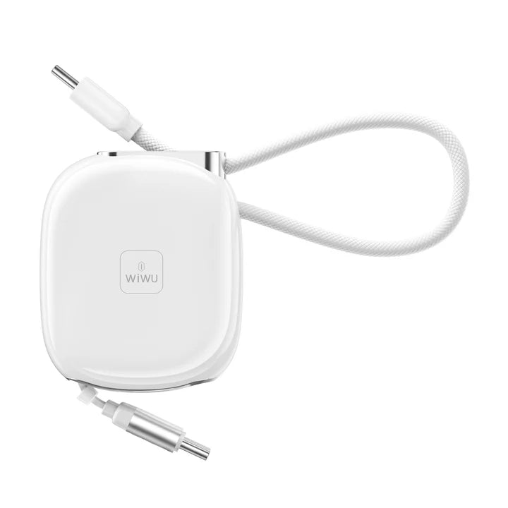 WiWU 240W Ultra-Fast Charging Retractable USB-C to USB-C Cable