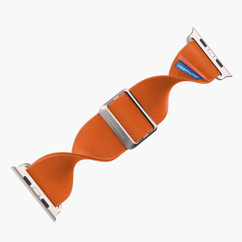 NAVAS Stretchy Nylon Watch Band with Stainless Steel Buckle