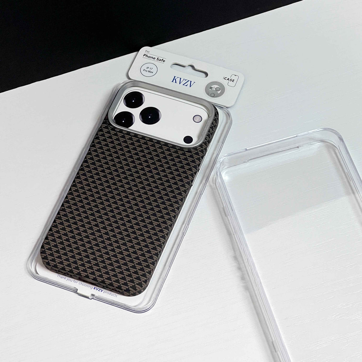 KVZV Carbon Fiber Texture MagSafe Case