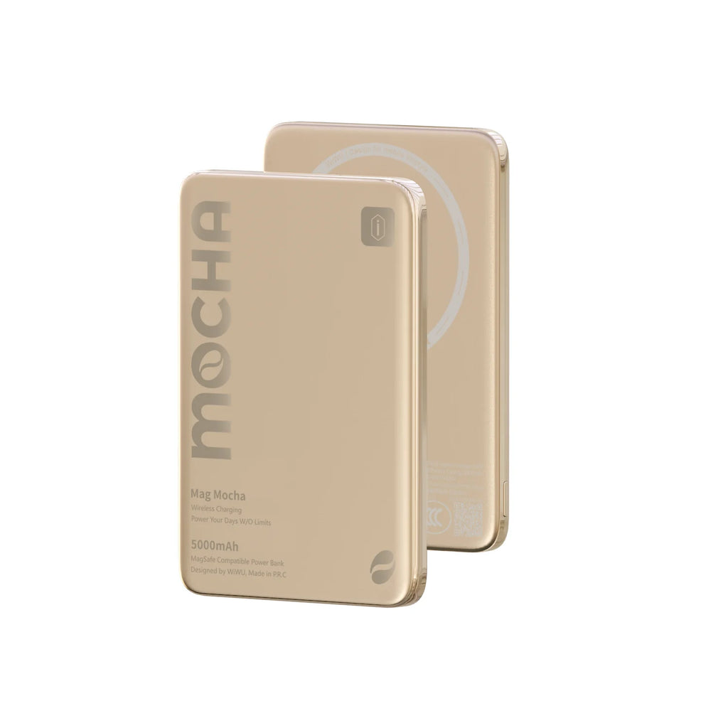 WiWU Ultra Thin 5000mAh Magnetic Wireless Power Bank with 15W Fast Charging