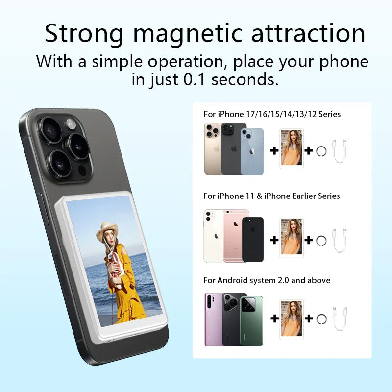 Vlog Selfie Monitor Screen For iPhone And Android