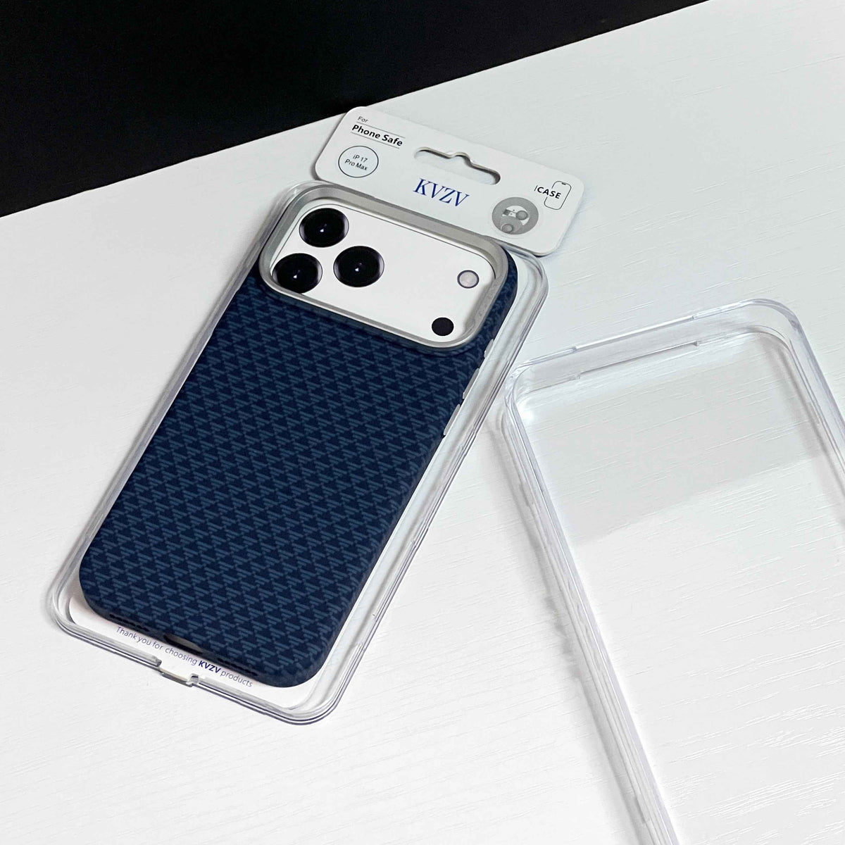 KVZV Carbon Fiber Texture MagSafe Case