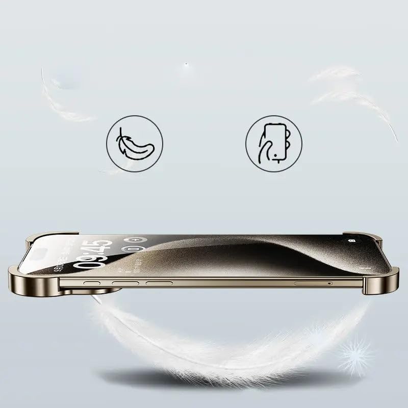 Titanium Frame Bumper Case for iPhone 17 Pro &  iPhone 17 Pro Max - Karol Bagh Wala
