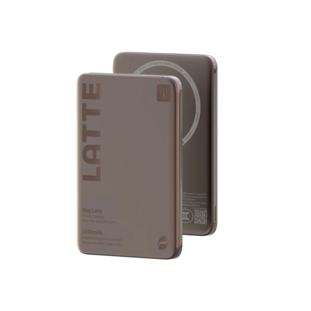 WiWU Ultra Thin 5000mAh Magnetic Wireless Power Bank with 15W Fast Charging