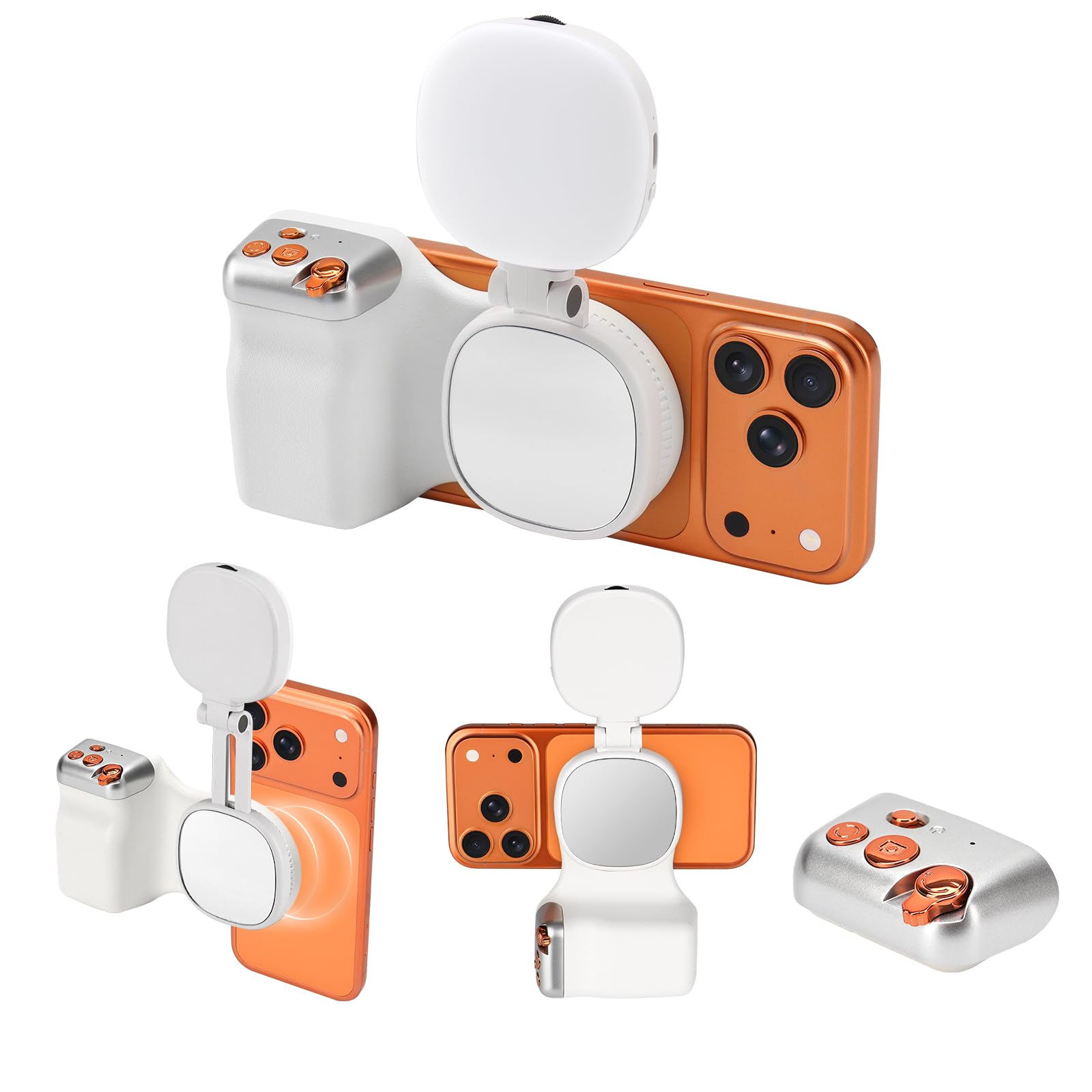 MagSafe Camera Grip with Selfie Light for iPhone & Android