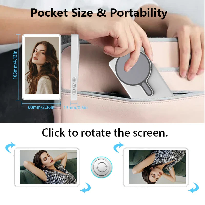 Vlog Selfie Monitor Screen For iPhone And Android