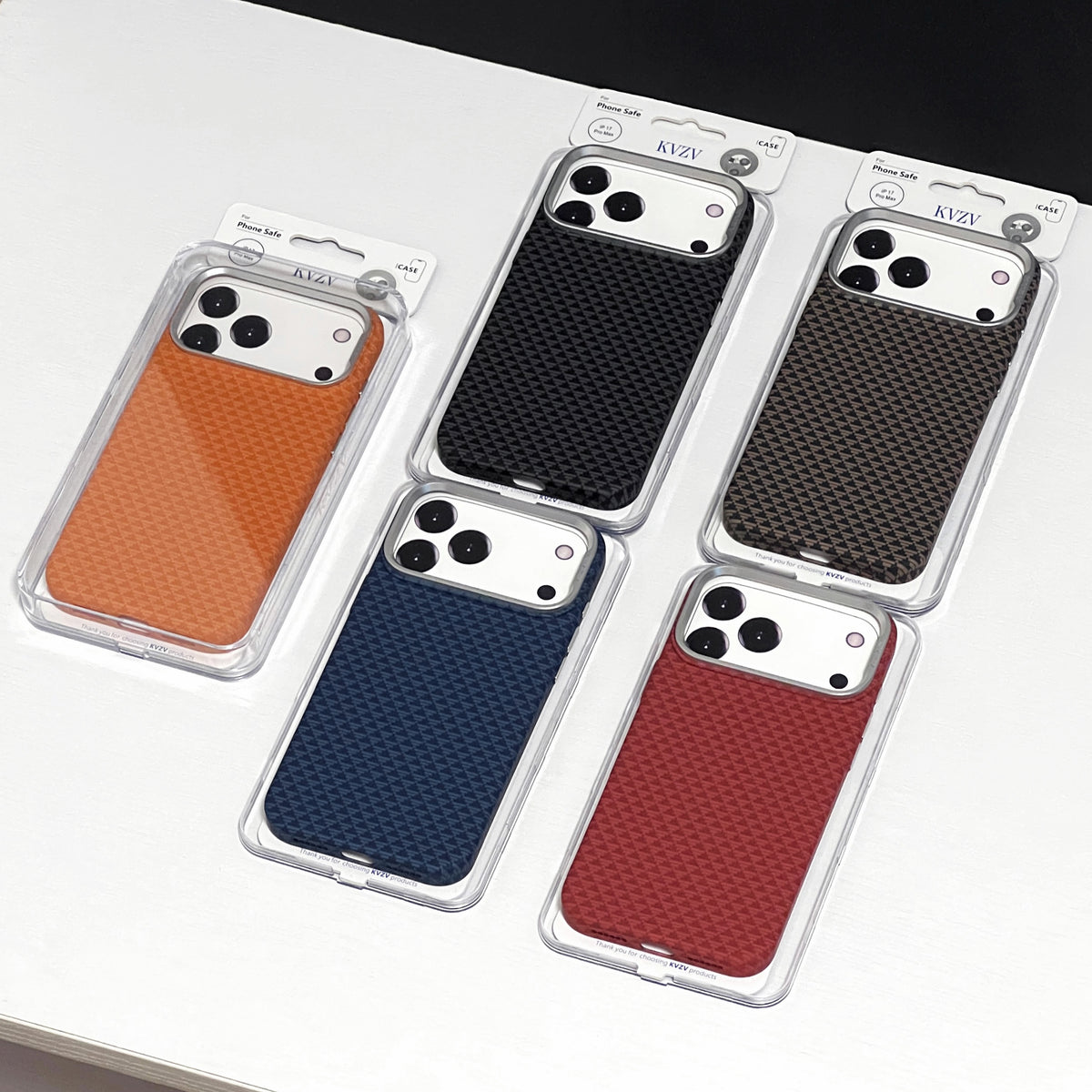 KVZV Carbon Fiber Texture MagSafe Case