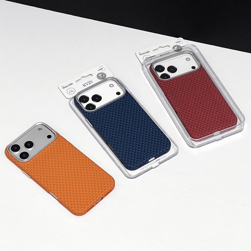 KVZV Carbon Fiber Texture MagSafe Case