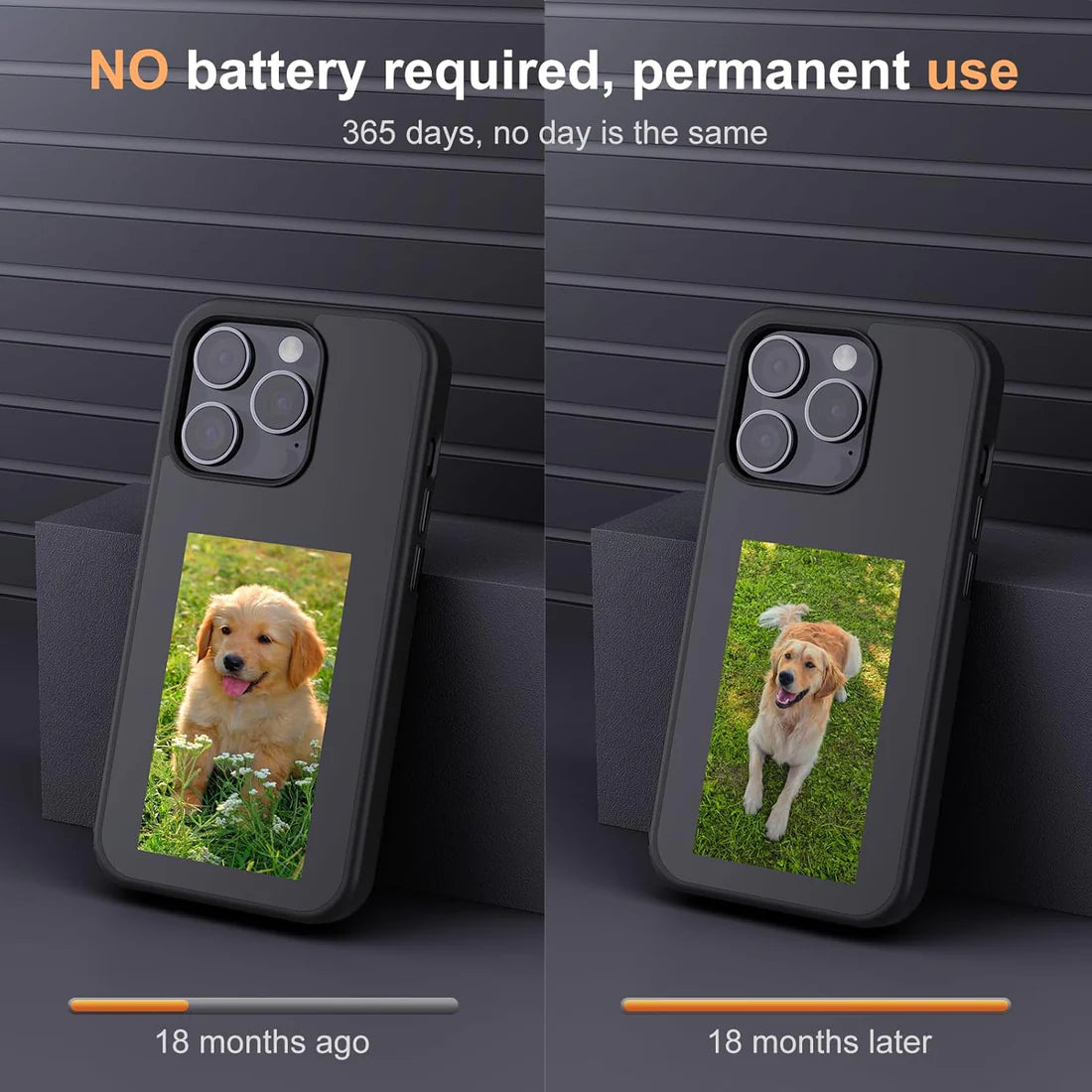 NFC DIY E-ink Screen Phone Case - Karol Bagh Wala