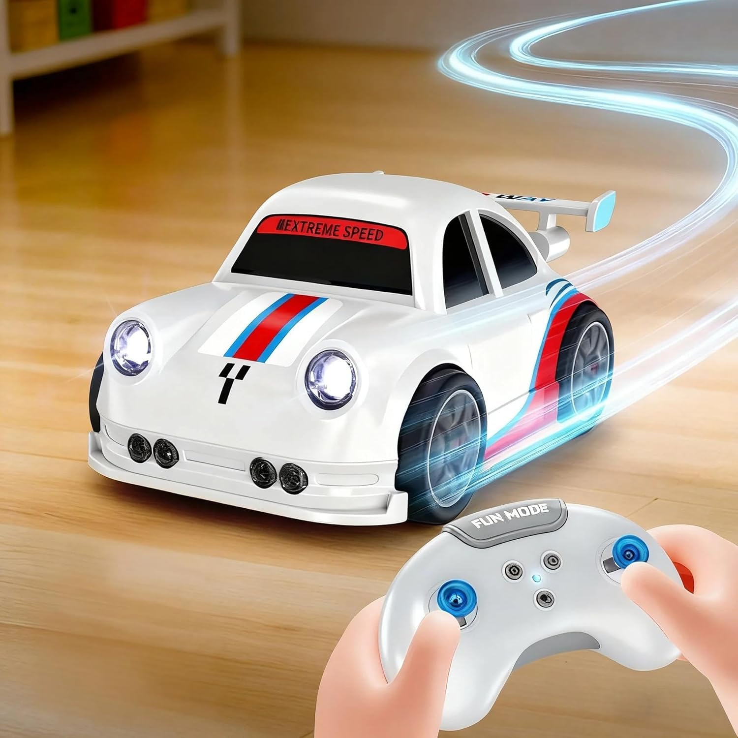 Intelligent Mini RC Drifting Car with Follow Me & Escape Mode