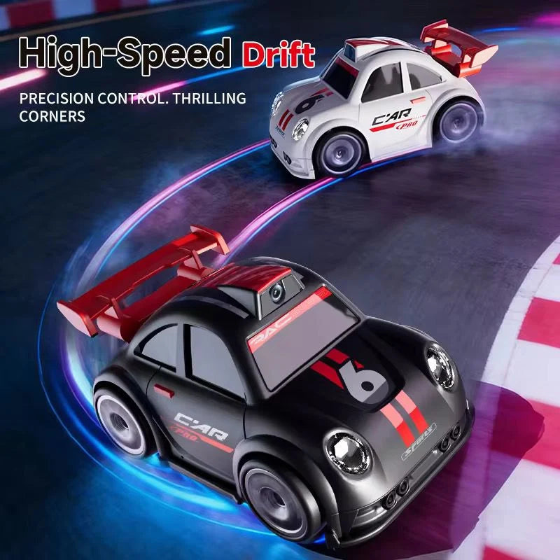 2.4 Inch Screen RC Drift Car with Camera, Drift Induction Racing Car, RC Photography Toy with LED & Music, Follow-up Mode
