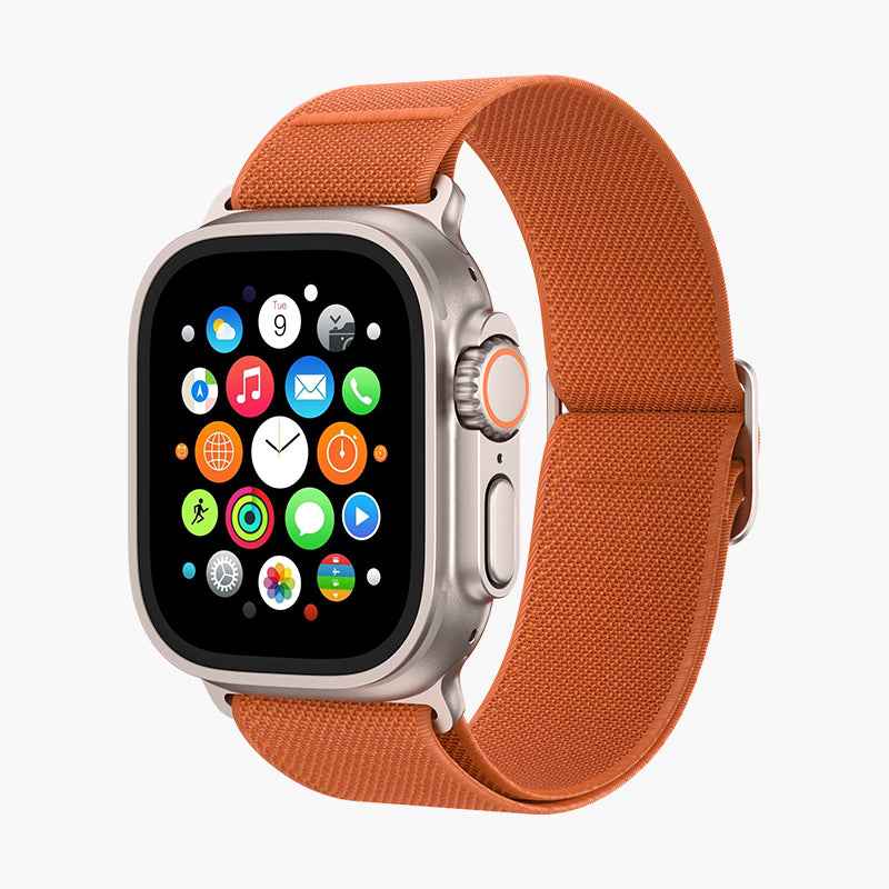 Apple Watch Stretchy Nylon Watch Band with Stainless Steel Buckle