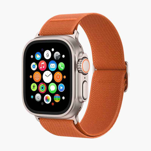 Apple Watch Stretchy Nylon Watch Band with Stainless Steel Buckle