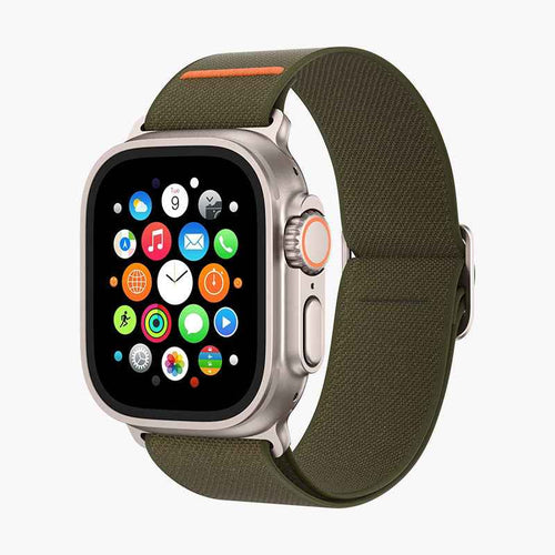 Apple Watch Stretchy Nylon Watch Band with Stainless Steel Buckle