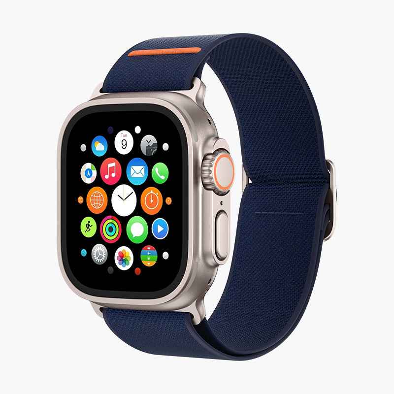 Apple Watch Stretchy Nylon Watch Band with Stainless Steel Buckle