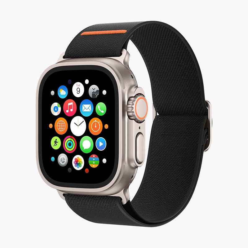 Apple Watch Stretchy Nylon Watch Band with Stainless Steel Buckle