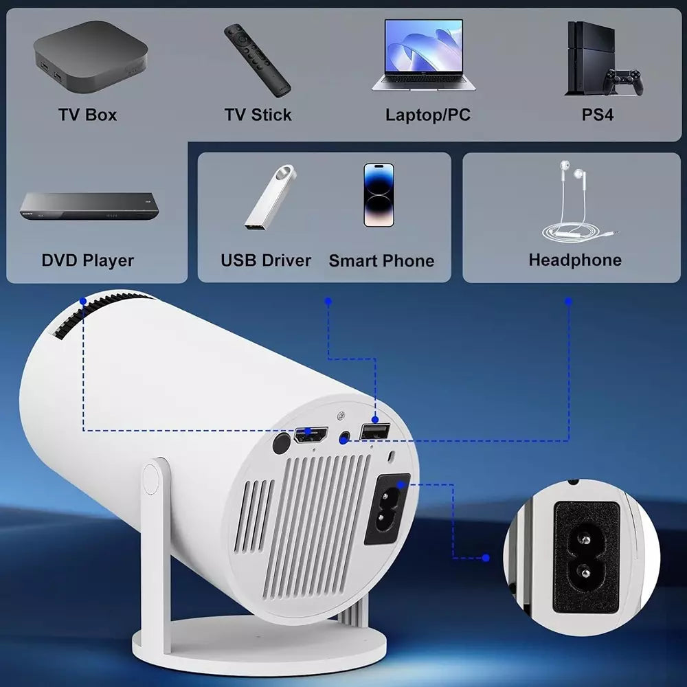 KBW Portable Smart Projector - Karol Bagh Wala