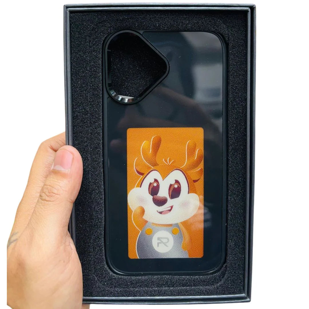 NFC DIY E-ink Screen Phone Case - Karol Bagh Wala