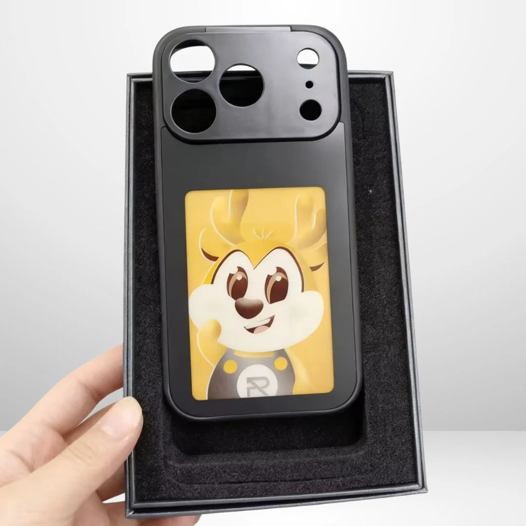 NFC DIY E-ink Screen Phone Case - Karol Bagh Wala