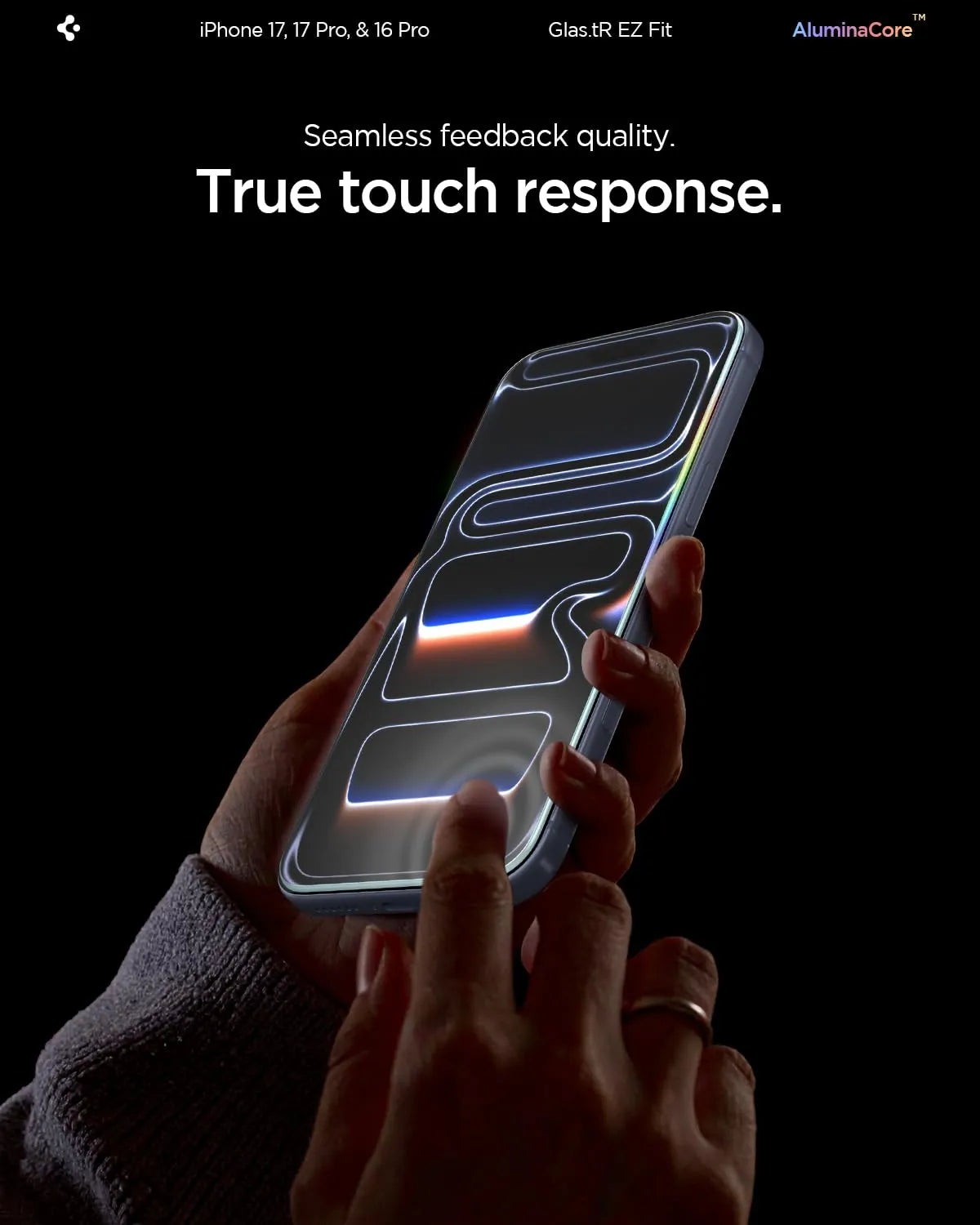 Spigen EZ Fit Tempered Glass Screen Protector Guard [Pack of 2] - Karol Bagh Wala