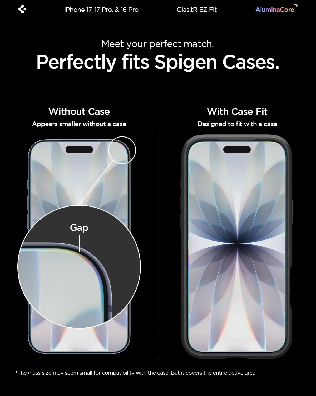 Spigen EZ Fit Tempered Glass Screen Protector Guard [Pack of 2] - Karol Bagh Wala