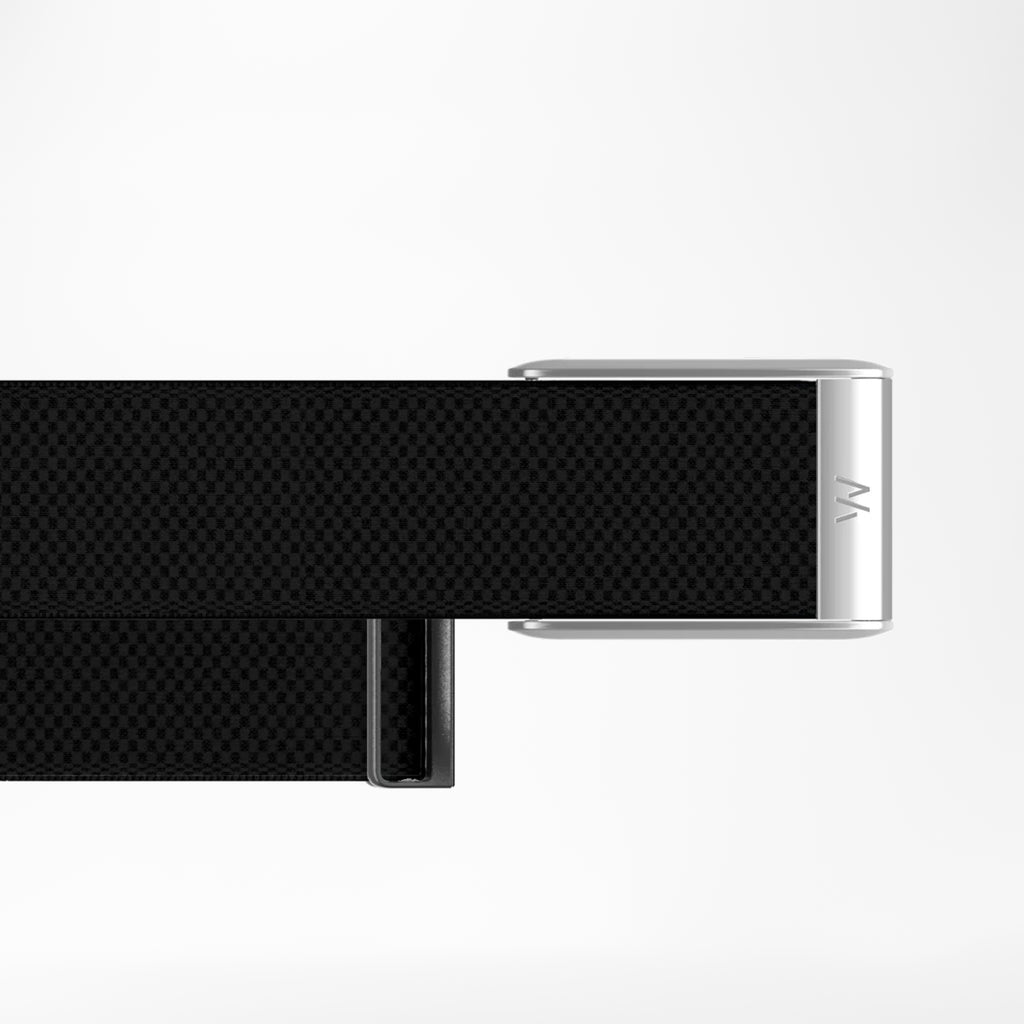 Whoop 5.0 Peak / MG Life Superknit Luxe Titanium Band (Strap Only)