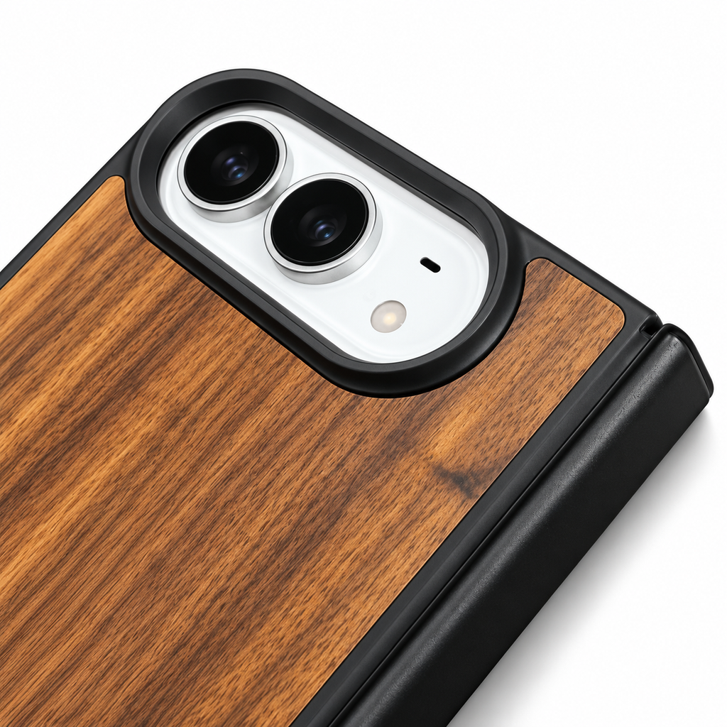 iPhone Duo Natural Walnut MagSafe Case