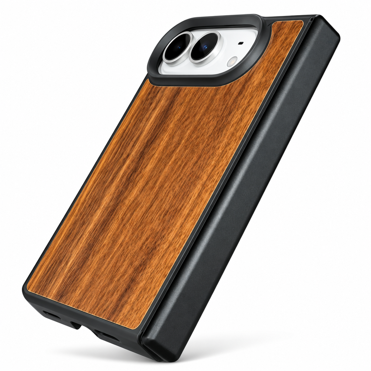 iPhone Duo Natural Walnut MagSafe Case