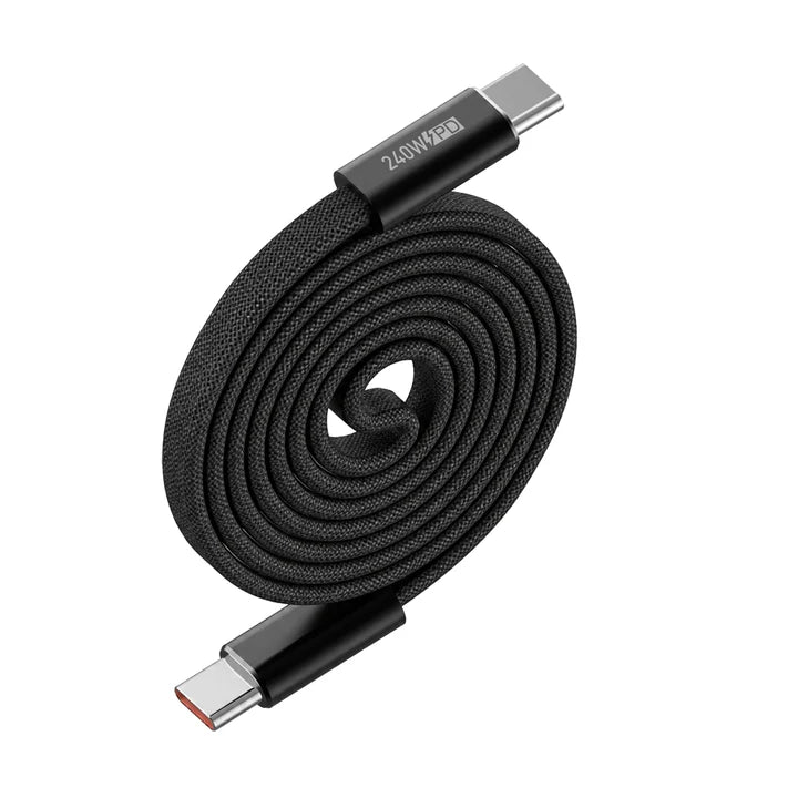 WiWU 240W Magnetic Braided Charging Cable PD Fast Charging