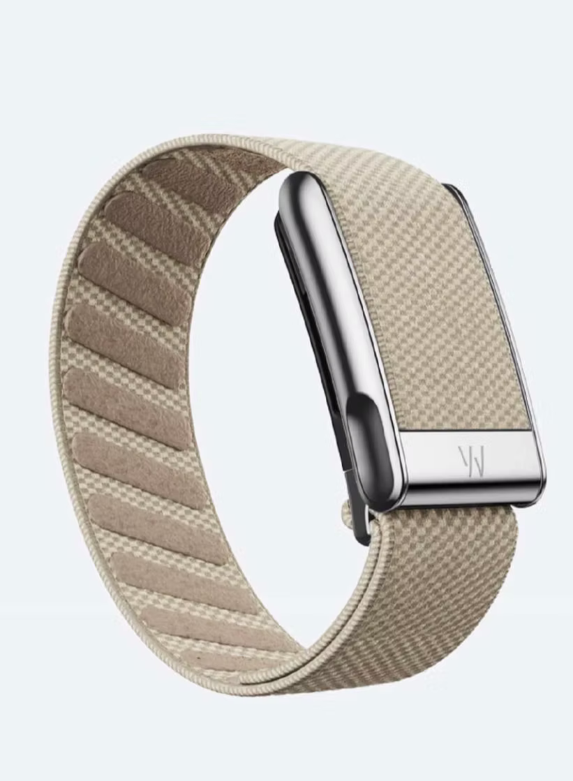 Whoop 5.0 Peak / MG Life Superknit Luxe Titanium Band (Strap Only)