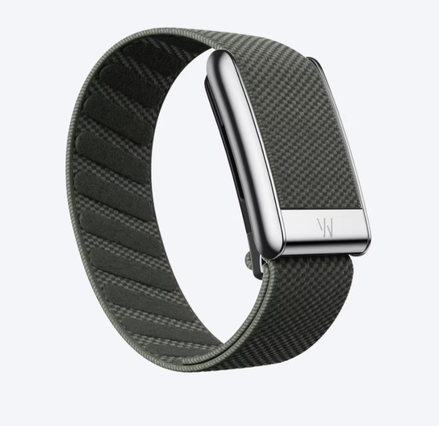 Whoop 5.0 Peak / MG Life Superknit Luxe Titanium Band (Strap Only)