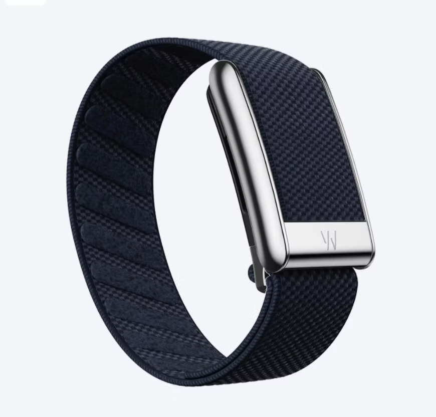 Whoop 5.0 Peak / MG Life Superknit Luxe Titanium Band (Strap Only)