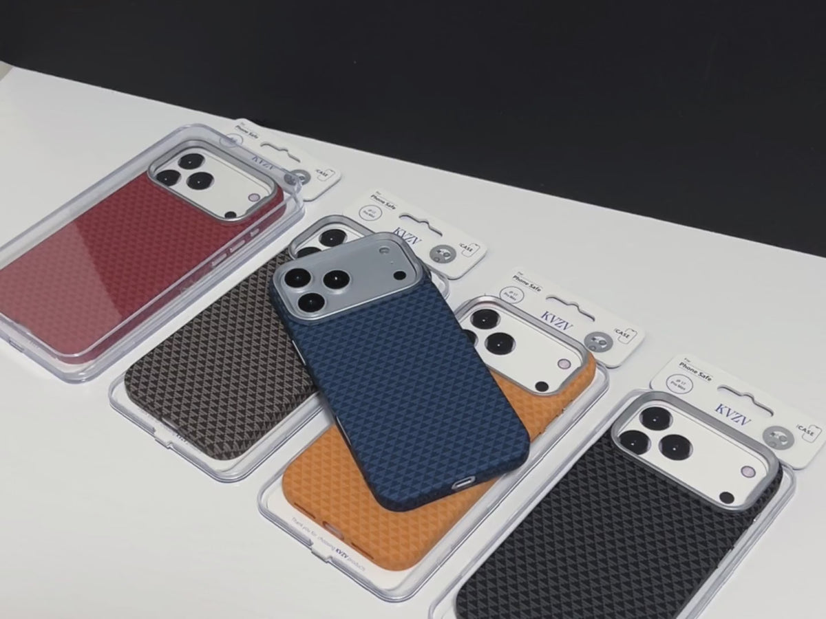 KVZV Carbon Fiber Texture MagSafe Case