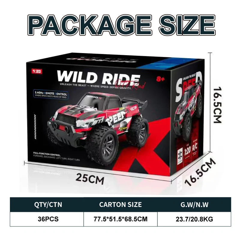 Wild Ride 4x4 RC Off-Road Car with Mobile App Control